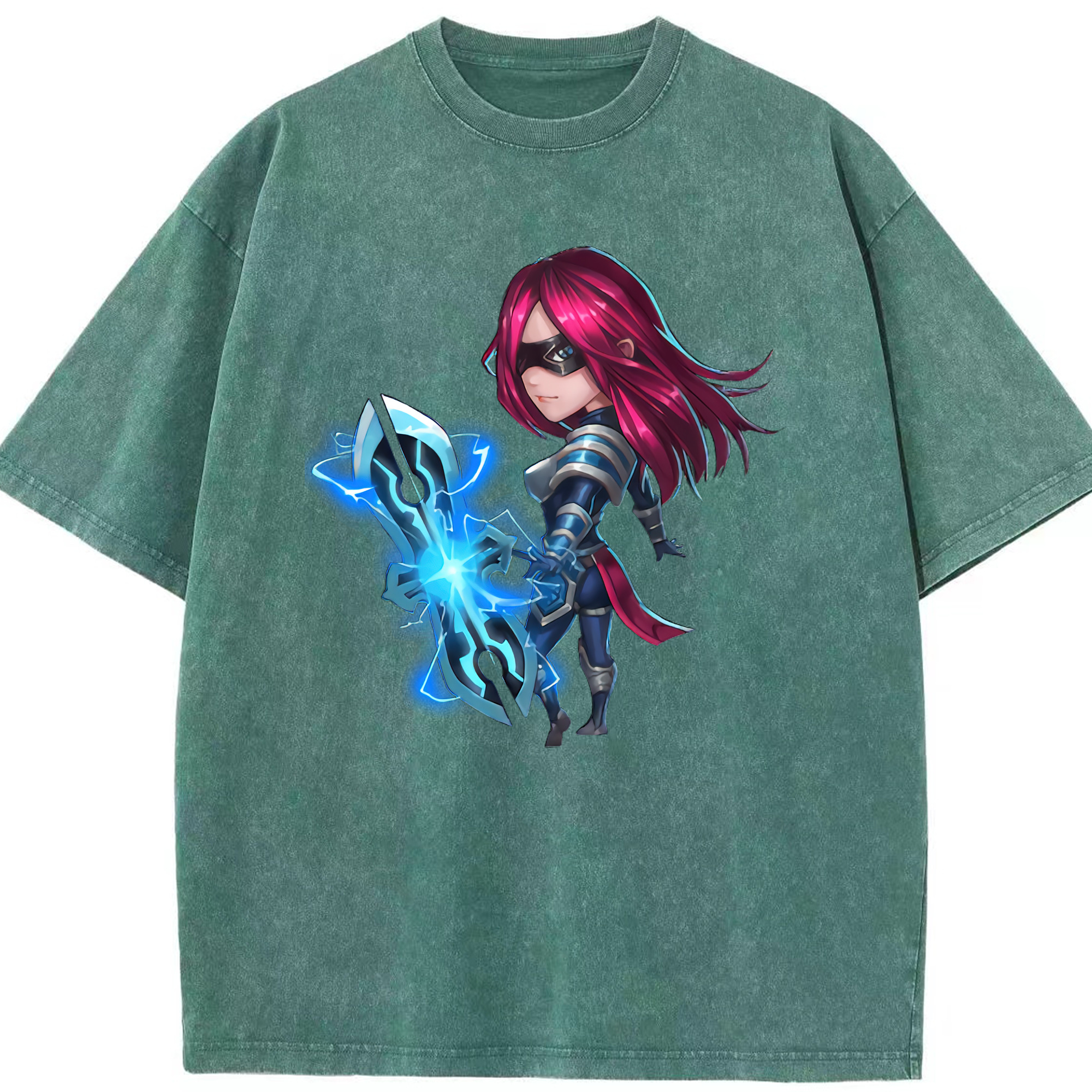 リーグ・オブ・レジェンド League of Legends LOL 綿100% ヴィンテージ風 半袖Tシャツ（フロントプリント）